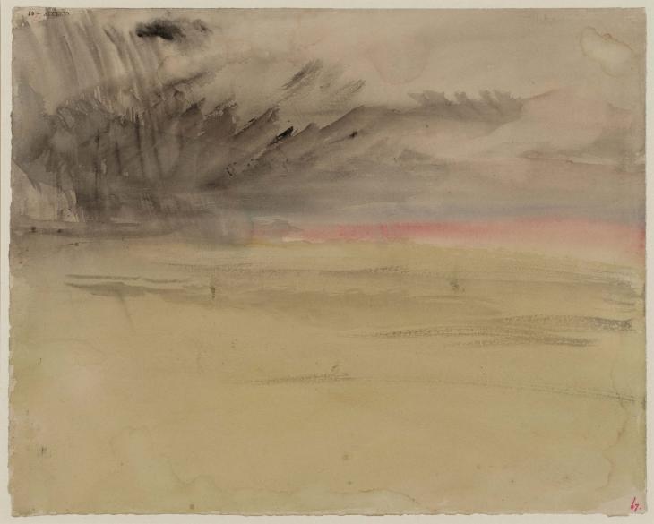 Joseph Mallord William Turner, ‘Beach’ c.1840