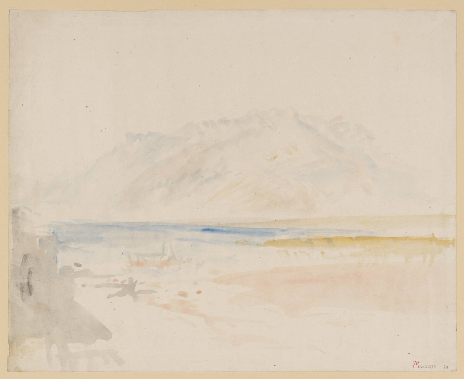 Lago Maggiore, probably from near Magadino