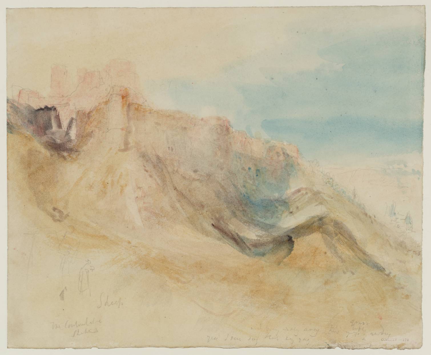 Ruins of Castle on Rock