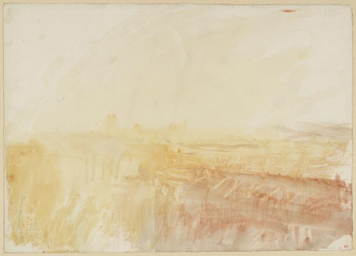Joseph Mallord William Turner, ‘?Coastal Terrain’ c.1830-45
