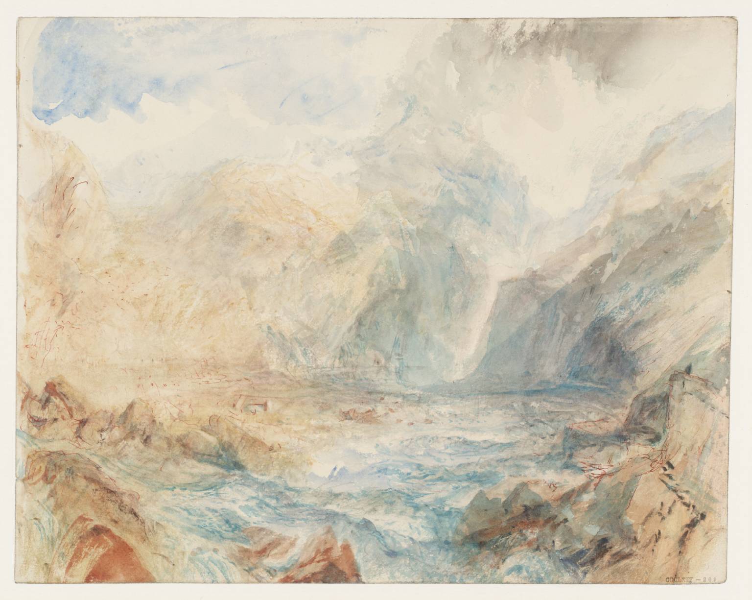 The Pass of St Gotthard, near Faido: Sample Study