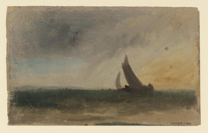 Joseph Mallord William Turner, ‘Sail Boat’ c.1830-45