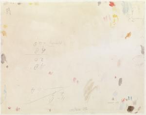 Inscription by Turner: Calculations; Colour Tests