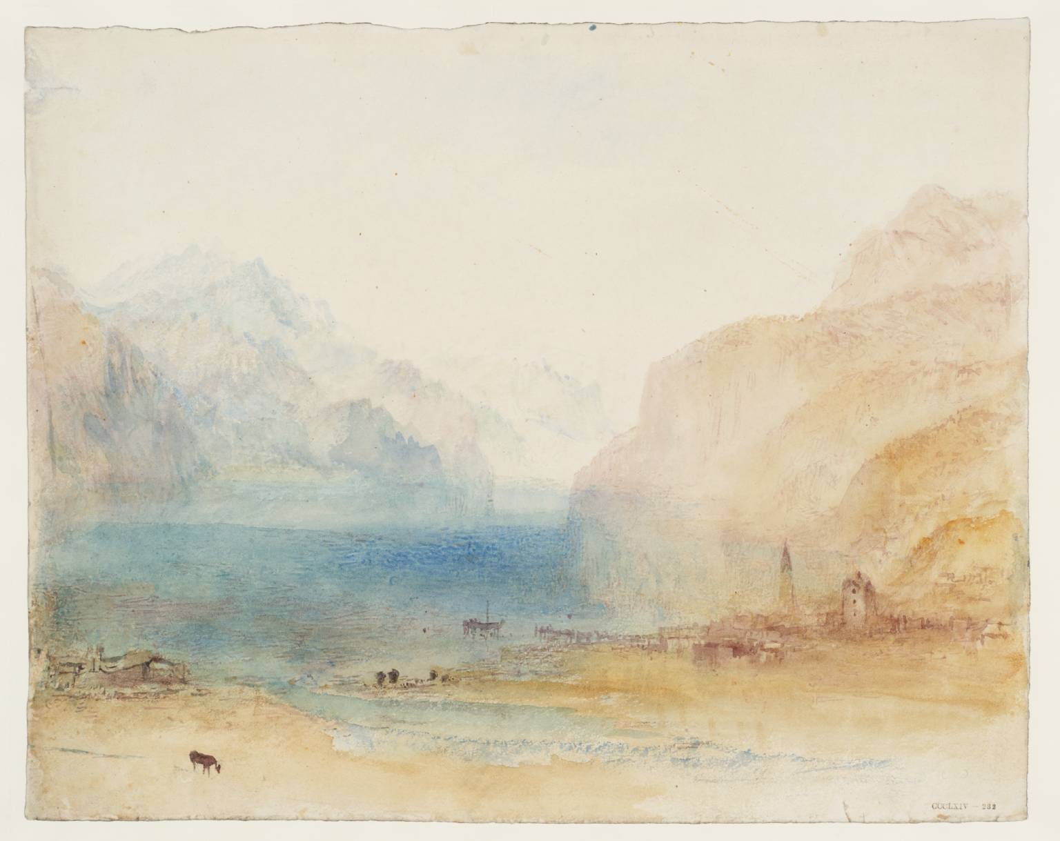 Fluelen: Morning (Looking Towards the Lake of Lucerne): Sample Study