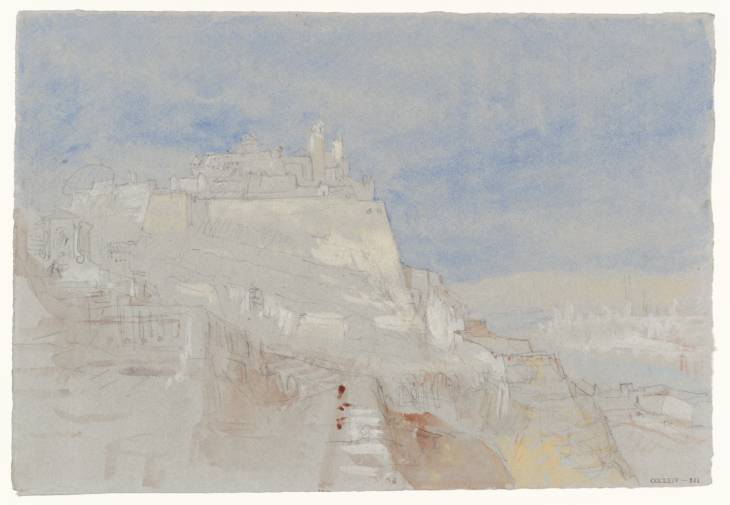 Joseph Mallord William Turner, ‘The Marienberg and Würzburg from the Stationsweg below the Käppele’ 1840