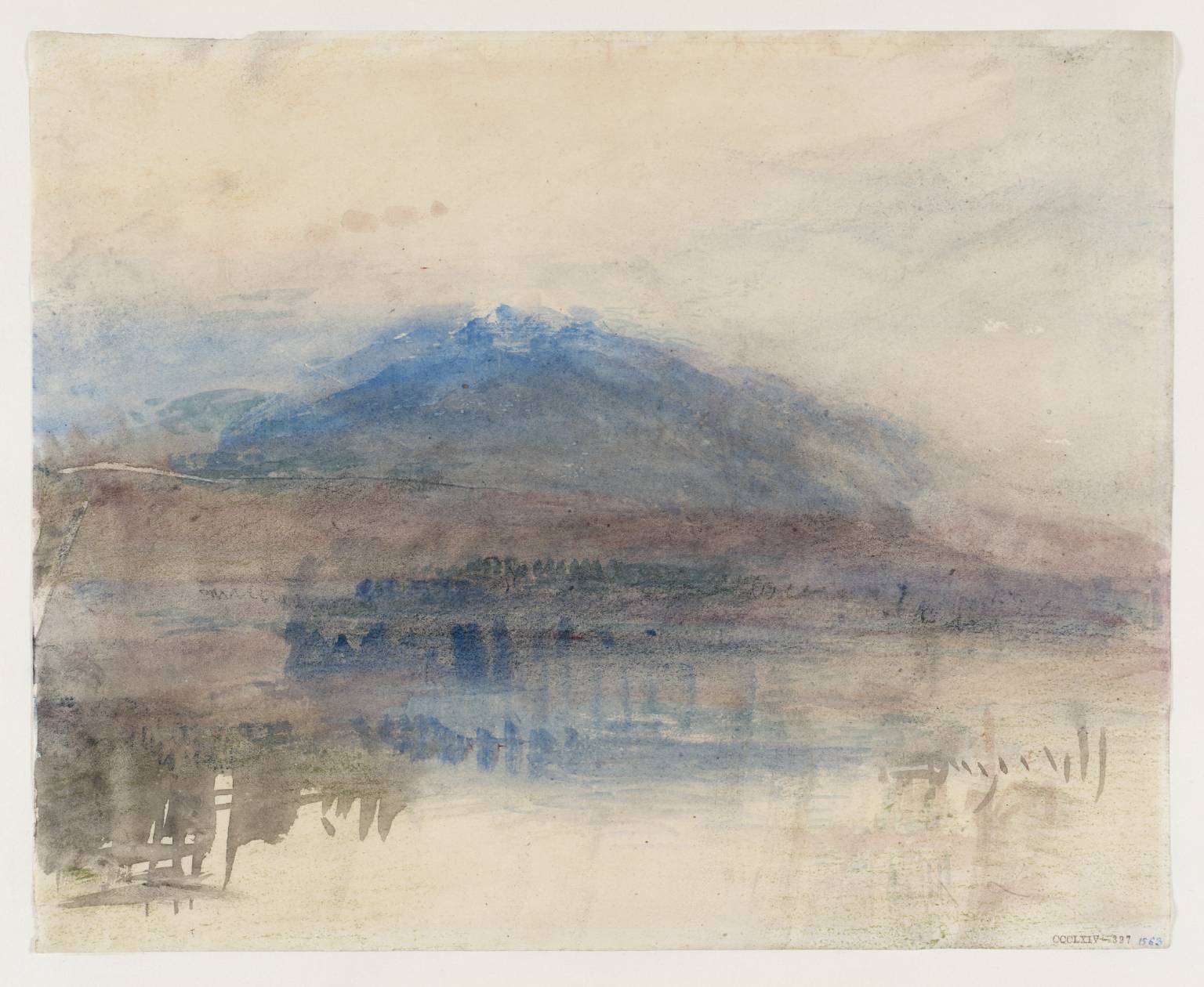 Mountain and Lake