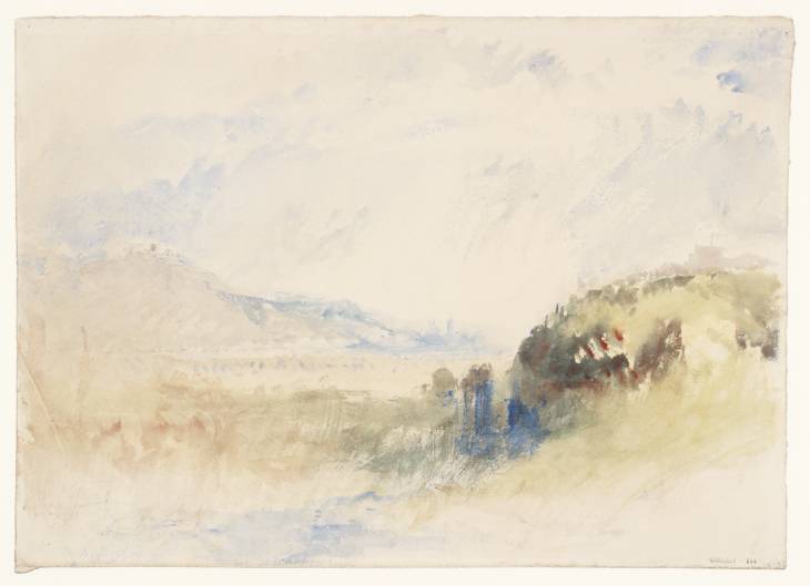 Joseph Mallord William Turner, ‘Veste Coburg and Coburg across the Itz Valley from Schloss Ernsthöhe (later Hohenfels)’ c.1840