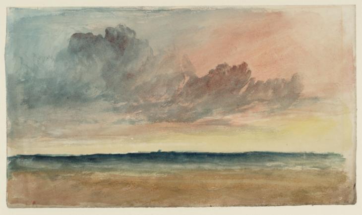 Joseph Mallord William Turner, ‘Clouds ?over the Sea at Sunset’ c.1823-6
