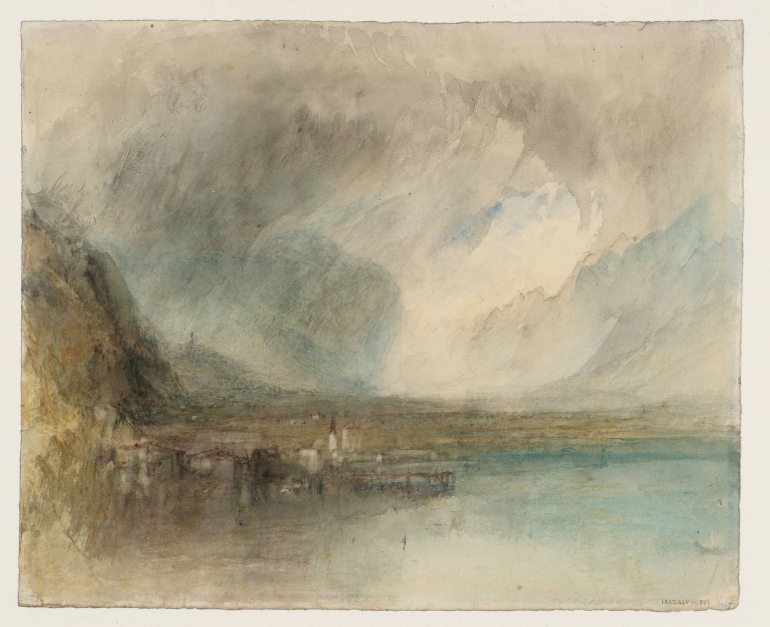 Fluelen, from the Lake of Lucerne: Sample Study