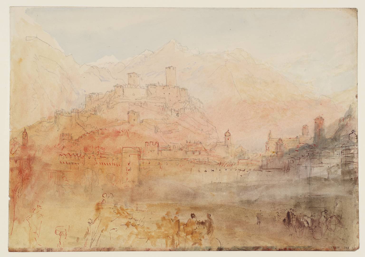 Bellinzona from the South-East
