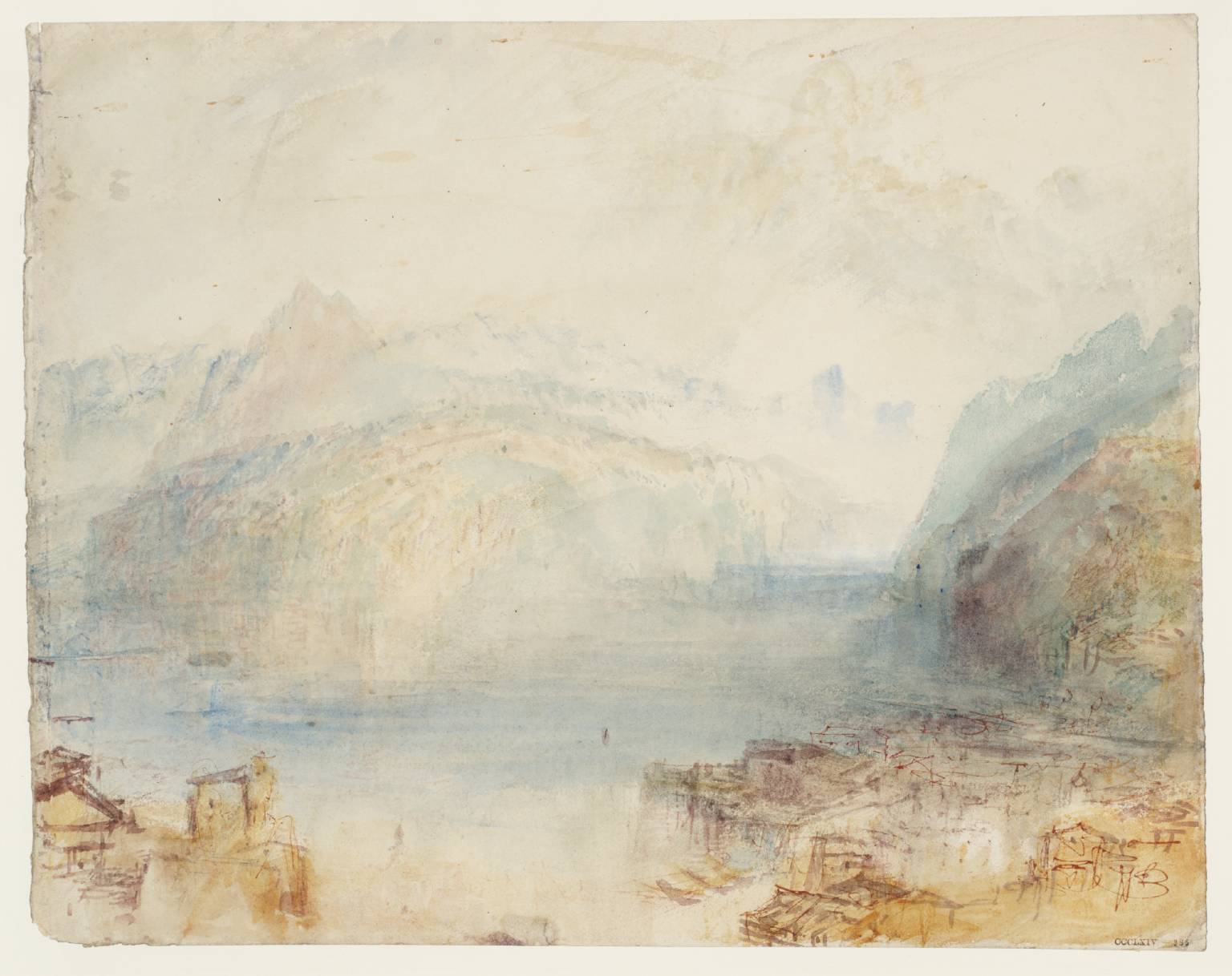 Lake Lucerne, from Brunnen: Sample Study