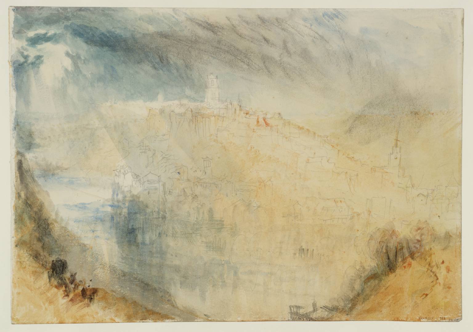 Bern from the South; Stormy Moonlight