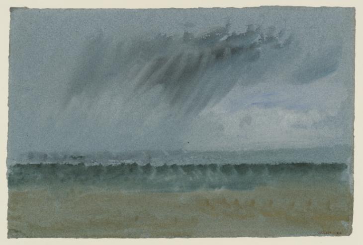 Joseph Mallord William Turner, ‘Beach, ?English Coast’ c.1832