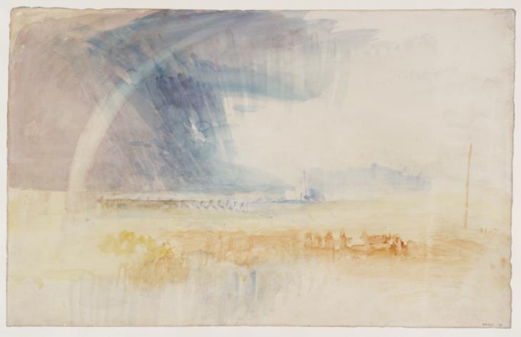 Joseph Mallord William Turner, ‘Rainbow and Coastal Terrain’ c.1840-5