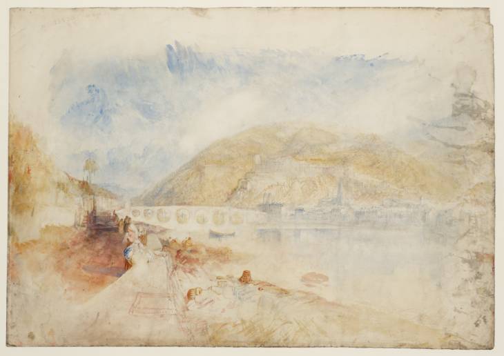 Joseph Mallord William Turner, ‘Colour Study Relating to the Watercolour Engraved as 'Heidelberg from the Opposite Bank of the Neckar'’ c.1841