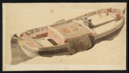 Study of a Barge Seen from above the Starboard Quarter