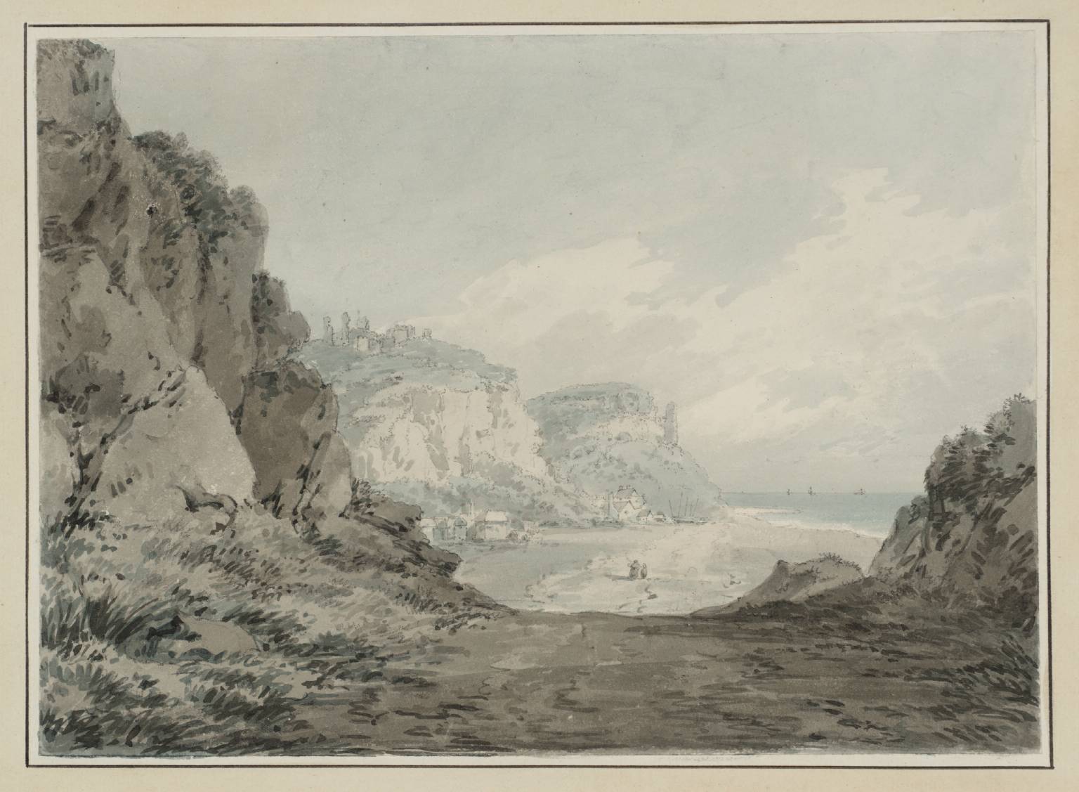 View of Hastings from the West