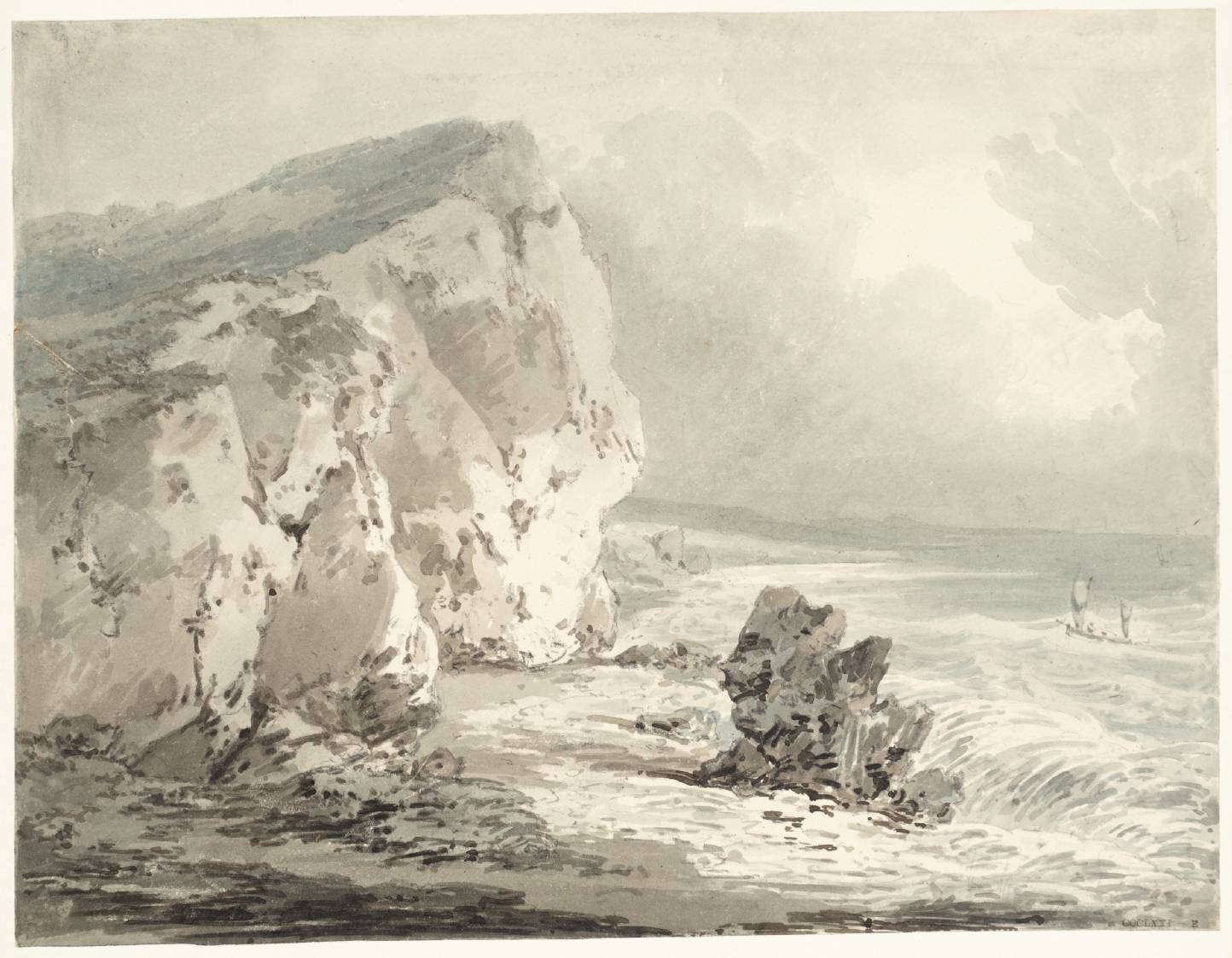 Cliffs in Freshwater Bay, Isle of Wight