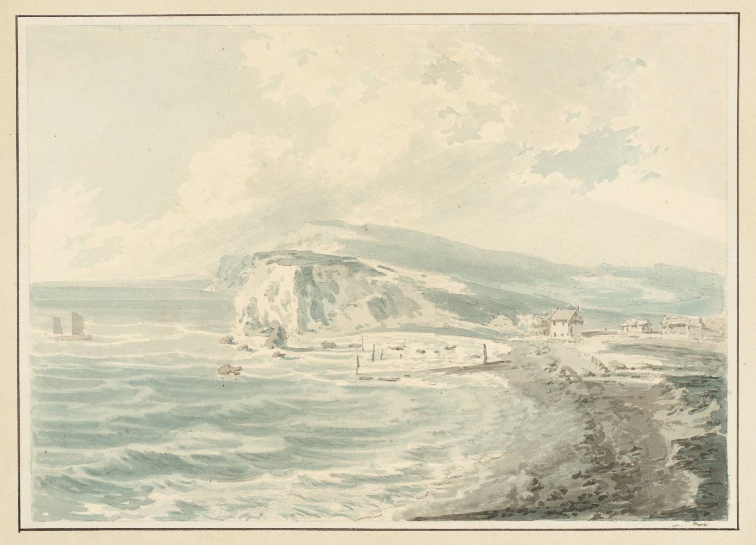 View of Freshwater Bay, Isle of Wight