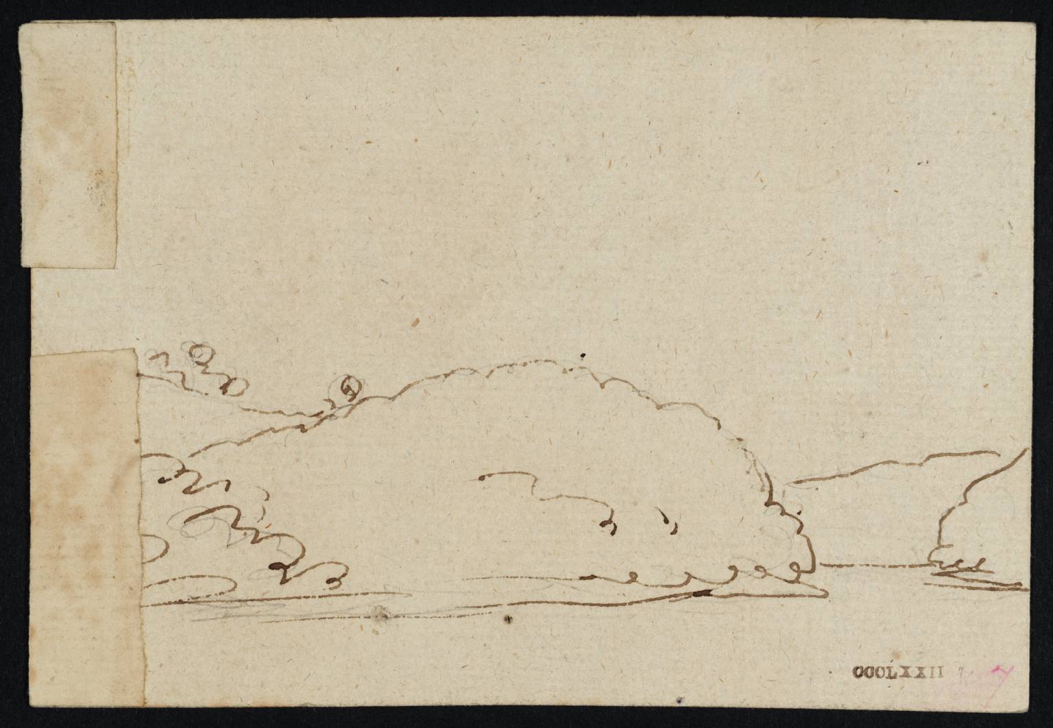 Wooded Hills beside Water (?at Briton Ferry)