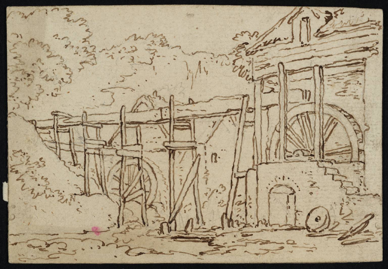 Part of the Overshot Mill at Aberdulais