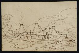 View of an Iron Foundry at Swansea