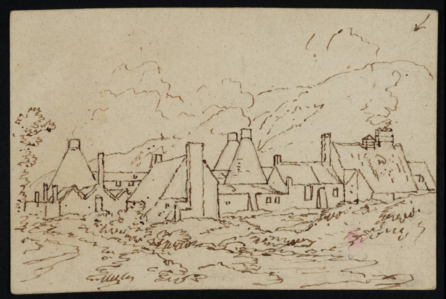 View of an Iron Foundry at Swansea