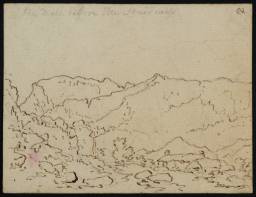 View up Nant Ffrancon towards the Glyders