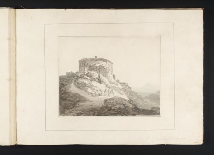 Joseph Mallord William Turner, Thomas Girtin, ‘The Capuchin Convent near Nemi’ c.1794-8