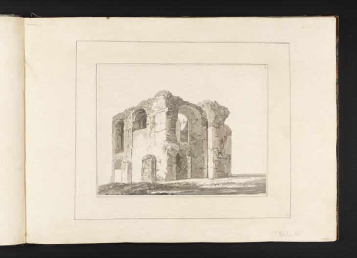 Joseph Mallord William Turner, Thomas Girtin, ‘Rome: A Ruin on the Palatine Hill’ c.1794-8