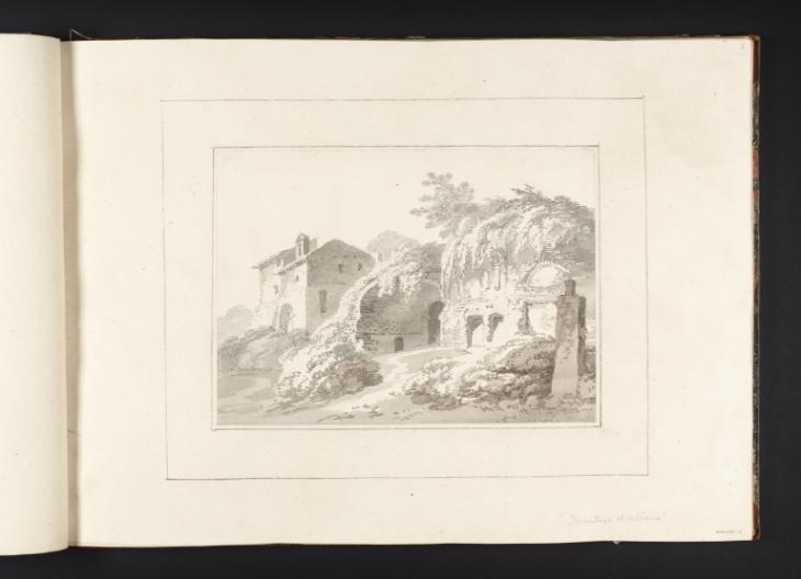 Joseph Mallord William Turner, Thomas Girtin, ‘A Hermitage at Albano’ c.1794-8