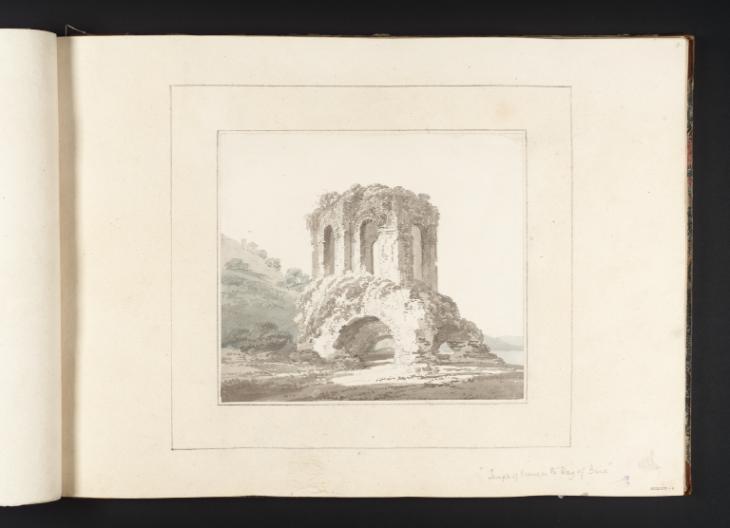 Joseph Mallord William Turner, Thomas Girtin, ‘The Temple of Venus in the Bay of Baiae’ c.1794-8