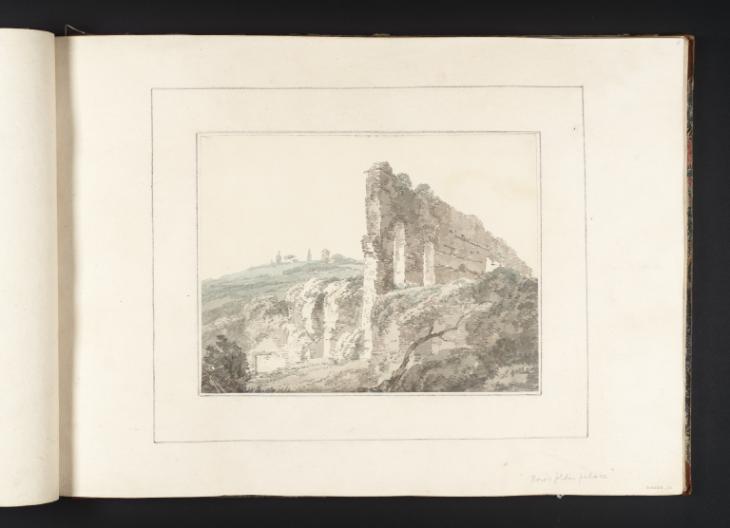 Joseph Mallord William Turner, Thomas Girtin, ‘Rome: Part of the Ruins of the Domus Aurea of Nero’ c.1794-8