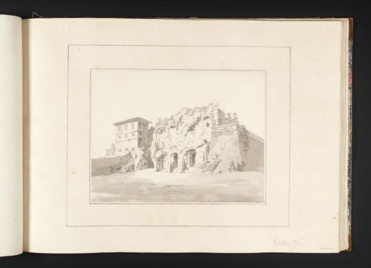 Joseph Mallord William Turner, Thomas Girtin, ‘Rome: Buildings on the Palatine Hill’ c.1794-8