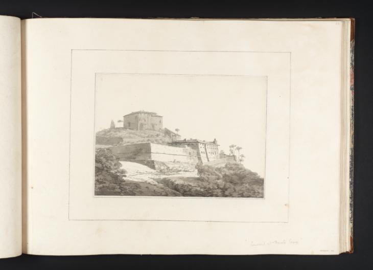 Joseph Mallord William Turner, Thomas Girtin, ‘A Convent at Monte Cavo’ c.1794-8
