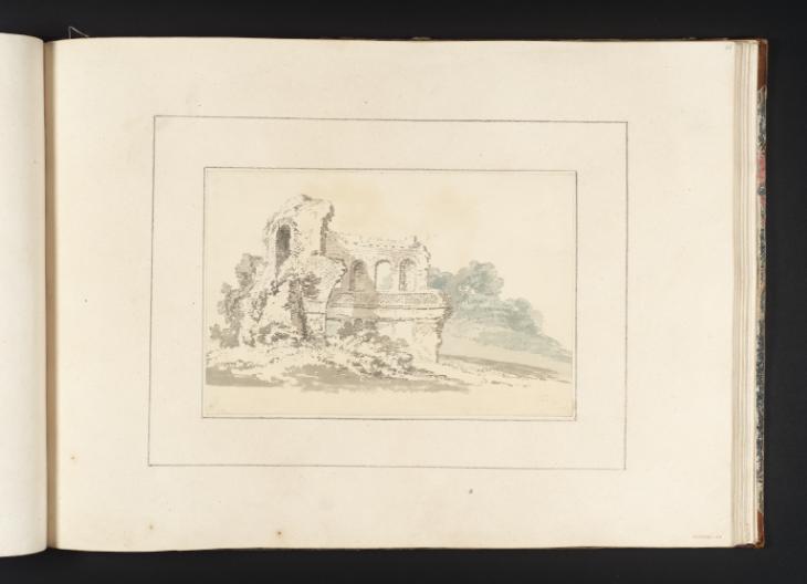 Joseph Mallord William Turner, Thomas Girtin, ‘A Ruined Building’ c.1794-8