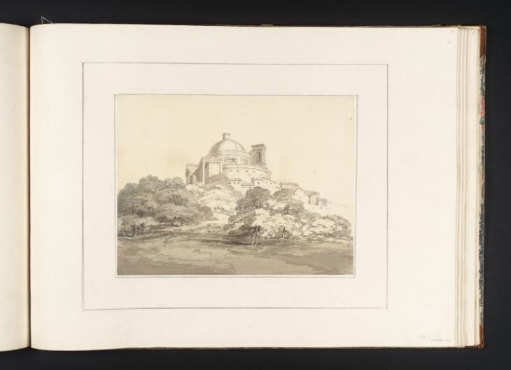Joseph Mallord William Turner, Thomas Girtin, ‘Ariccia: The Church of Santa Maria’ c.1794-8