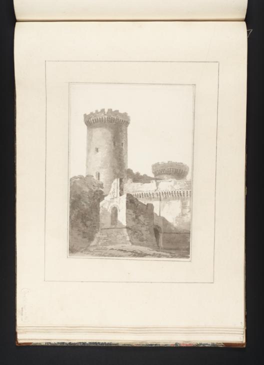 Joseph Mallord William Turner, Thomas Girtin, ‘Tivoli: A View inside the Castle’ c.1794-8