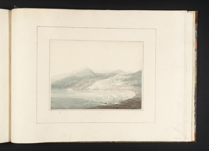 Joseph Mallord William Turner, Thomas Girtin, ‘From Salerno, Looking towards Vietri’ c.1794-8