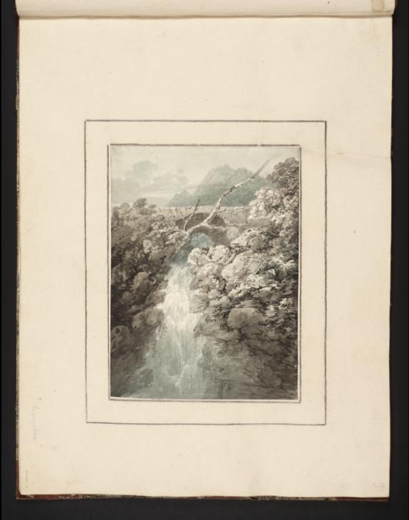 Joseph Mallord William Turner, Thomas Girtin, ‘The Fall of the Reichenbach’ c.1794-8