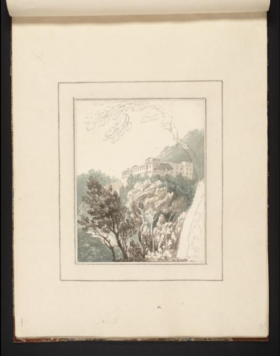 Joseph Mallord William Turner, Thomas Girtin, ‘A Convent near Vietri’ c.1794-8