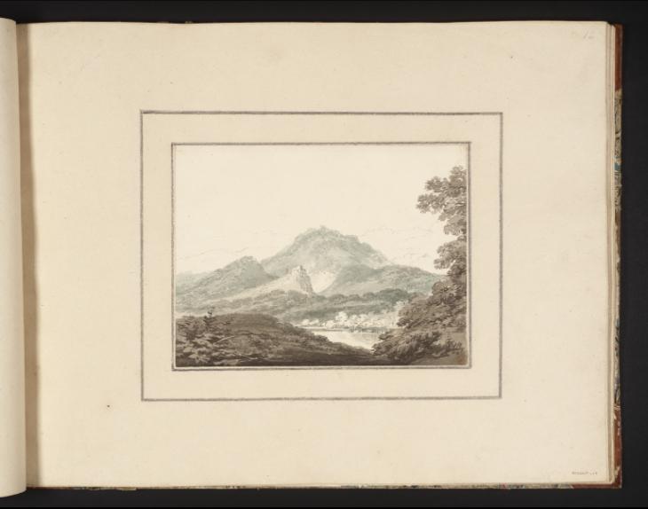 Joseph Mallord William Turner, Thomas Girtin, ‘Monte della Madonna, near Arcquà’ c.1794-8