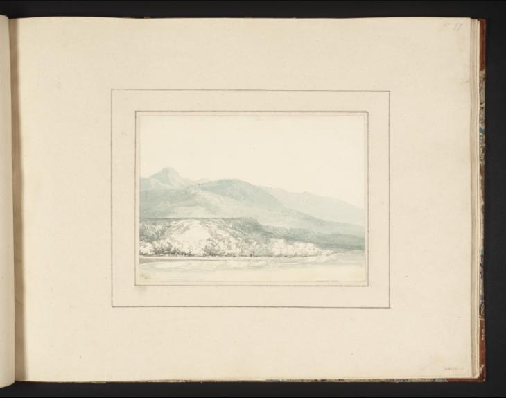 Joseph Mallord William Turner, Thomas Girtin, ‘A View on the River Inn’ c.1794-8