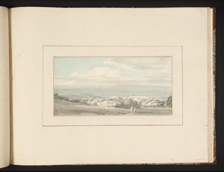 Joseph Mallord William Turner, Thomas Girtin, ‘View at Portici’ c.1794-8