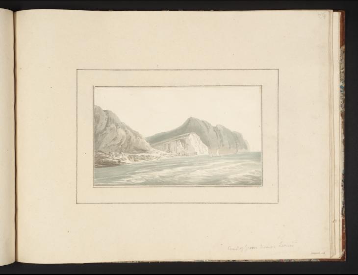 Joseph Mallord William Turner, Thomas Girtin, ‘On the Italian Coast near Lerici’ c.1794-8