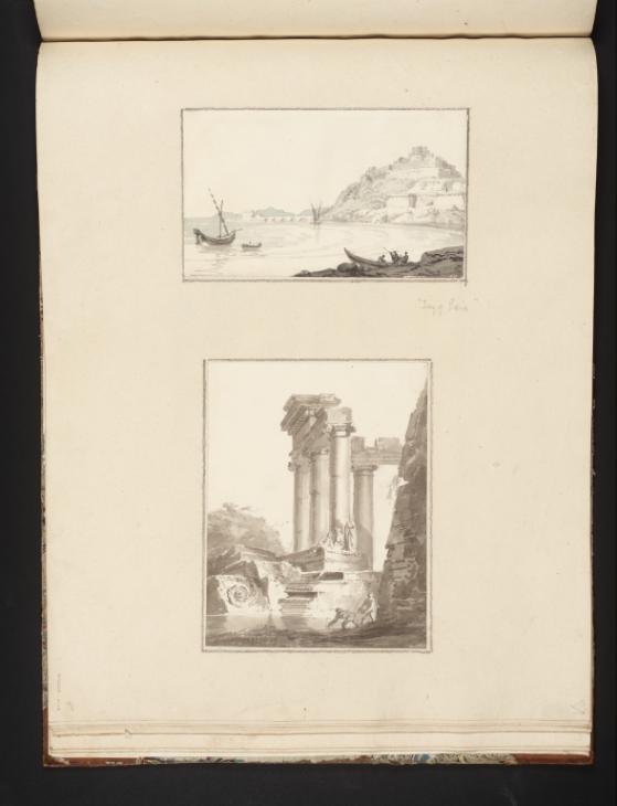 Joseph Mallord William Turner, Thomas Girtin, ‘In the Bay of Baiae’ c.1794-8 (Composite View) Joseph Mallord William Turner, Thomas Girtin, ‘In the Bay of Baiae’ c.1794-8 (Composite View)