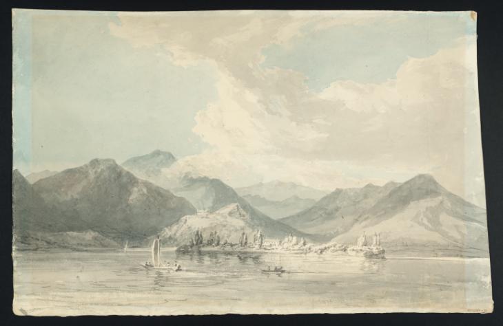 Joseph Mallord William Turner, Thomas Girtin, ‘A View on Lake Maggiore’ c.1798