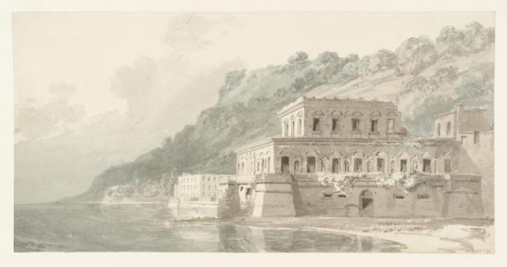 Joseph Mallord William Turner, Thomas Girtin, ‘Posilippo: The Castello di Donna Anna’ c.1797