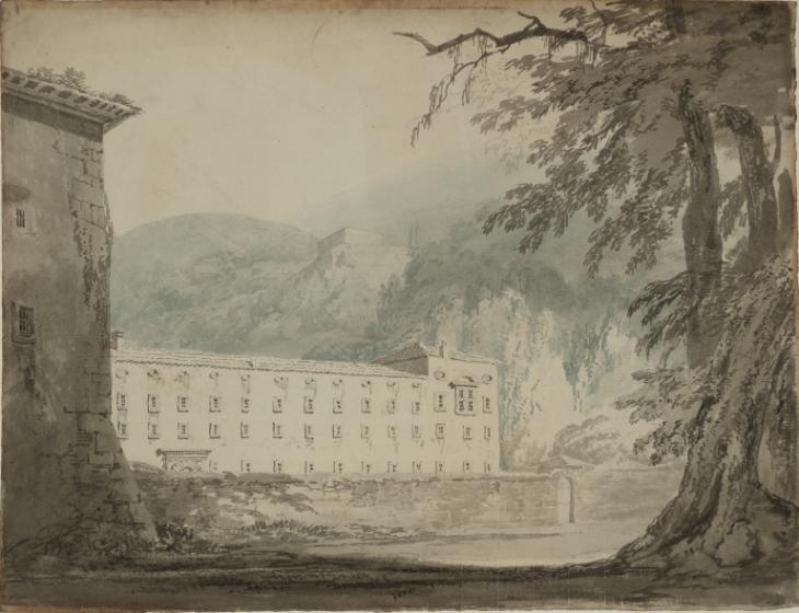 Joseph Mallord William Turner, Thomas Girtin, ‘The Convent of Vallombrosa’ c.1797