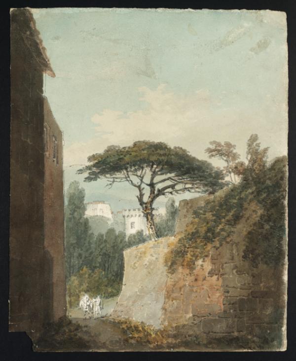 Joseph Mallord William Turner, Thomas Girtin, ‘Naples: View from Posilippo, with the Castle of St Elmo in the Distance’ c.1796